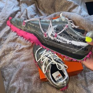 NIKE × OFF-WHITE WAFFLE RACER 29cm Nike Waffle Racer Off-White White (Women's) - CD8180-100 - US